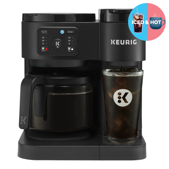 Keurig K-Duo Essentials, Hot & Iced Single-Serve K-Cup Pod Coffee Maker & Carafe