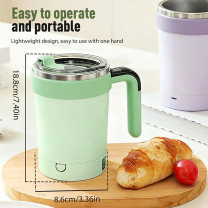 Automatic Stirring Coffee Mug with Temperature Display, 2026 Upgraded Self Stirring Coffee Cup, USB Rechargeable, Portable Travel Mug for Coffee, Tea, Hot Chocolate, Milk, 7.4*3.36In