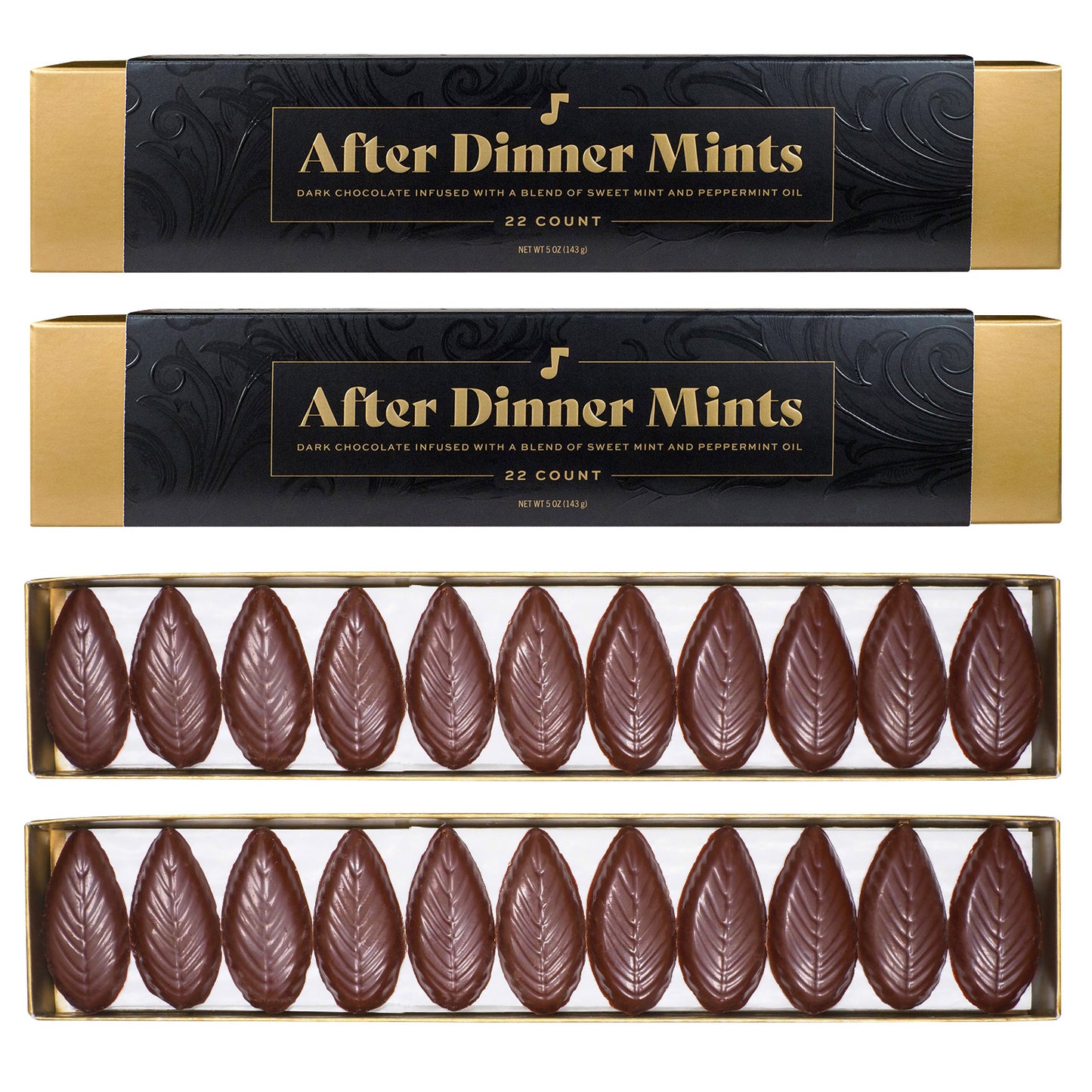 A'Cappella after Dinner Mints, 2-Pack, 44 Total Mints, 10 Oz. Total