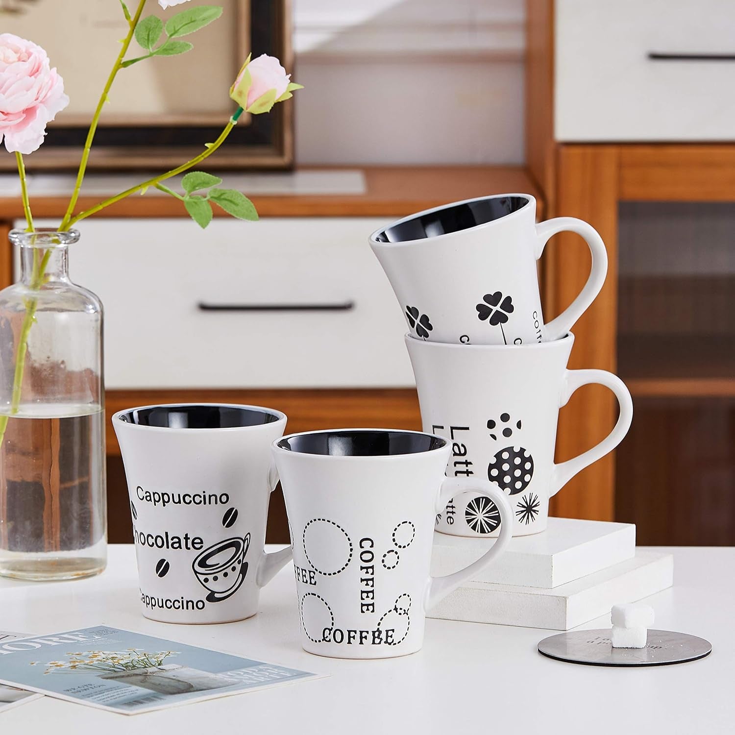Elevate Your Beverage Experience with Our 16 Oz Gradient Yellow Coffee Mug Set - Perfect for Gifting and Everyday Use!