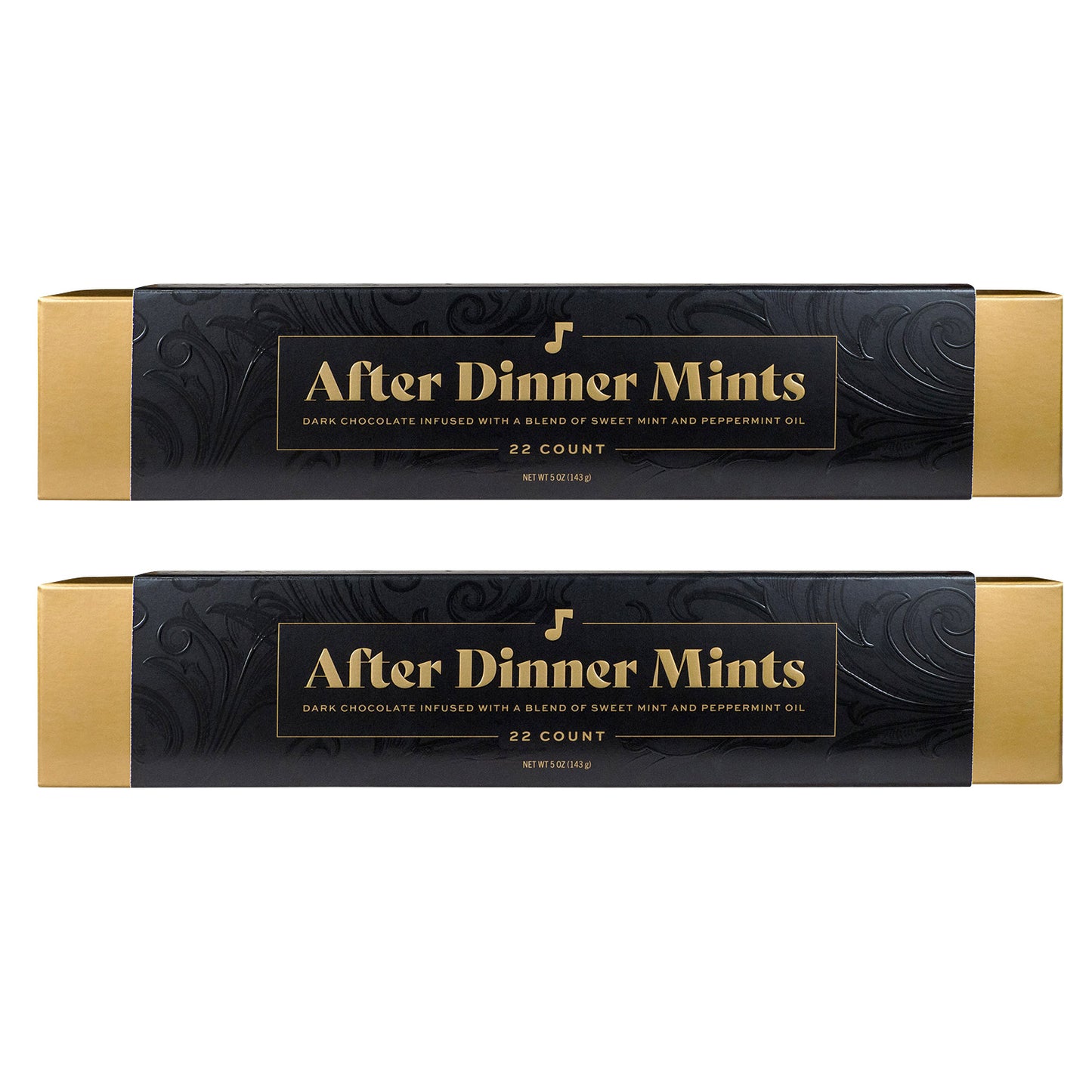 A'Cappella after Dinner Mints, 2-Pack, 44 Total Mints, 10 Oz. Total