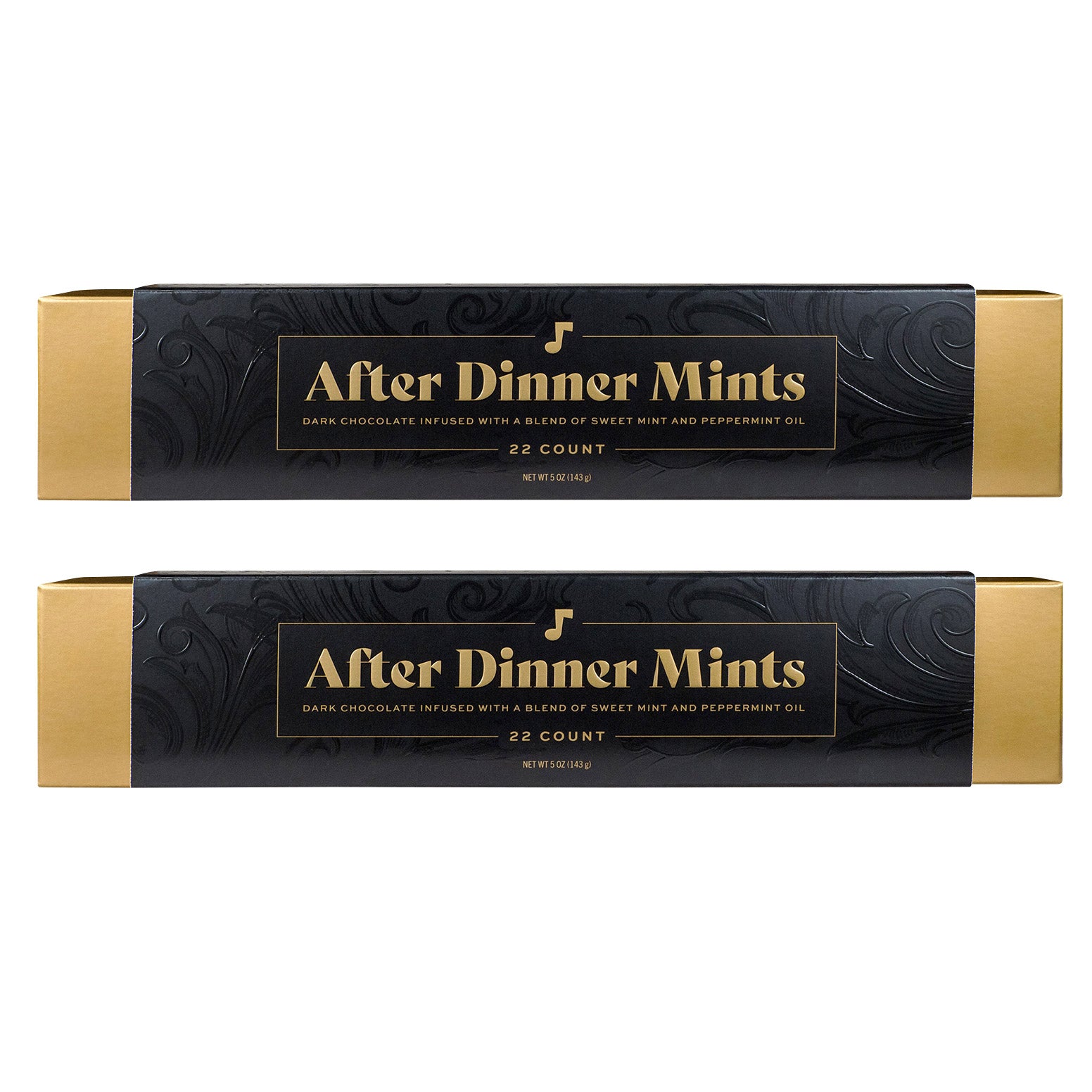 A'Cappella after Dinner Mints, 2-Pack, 44 Total Mints, 10 Oz. Total