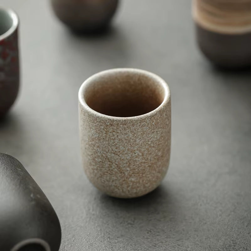 New Vintage Ceramics Cups Japanese Stoneware Porcelain 130Ml Tea Mug Healthy Lifestyle Kung Fu Tea Sake Coffee Cups Drinkware