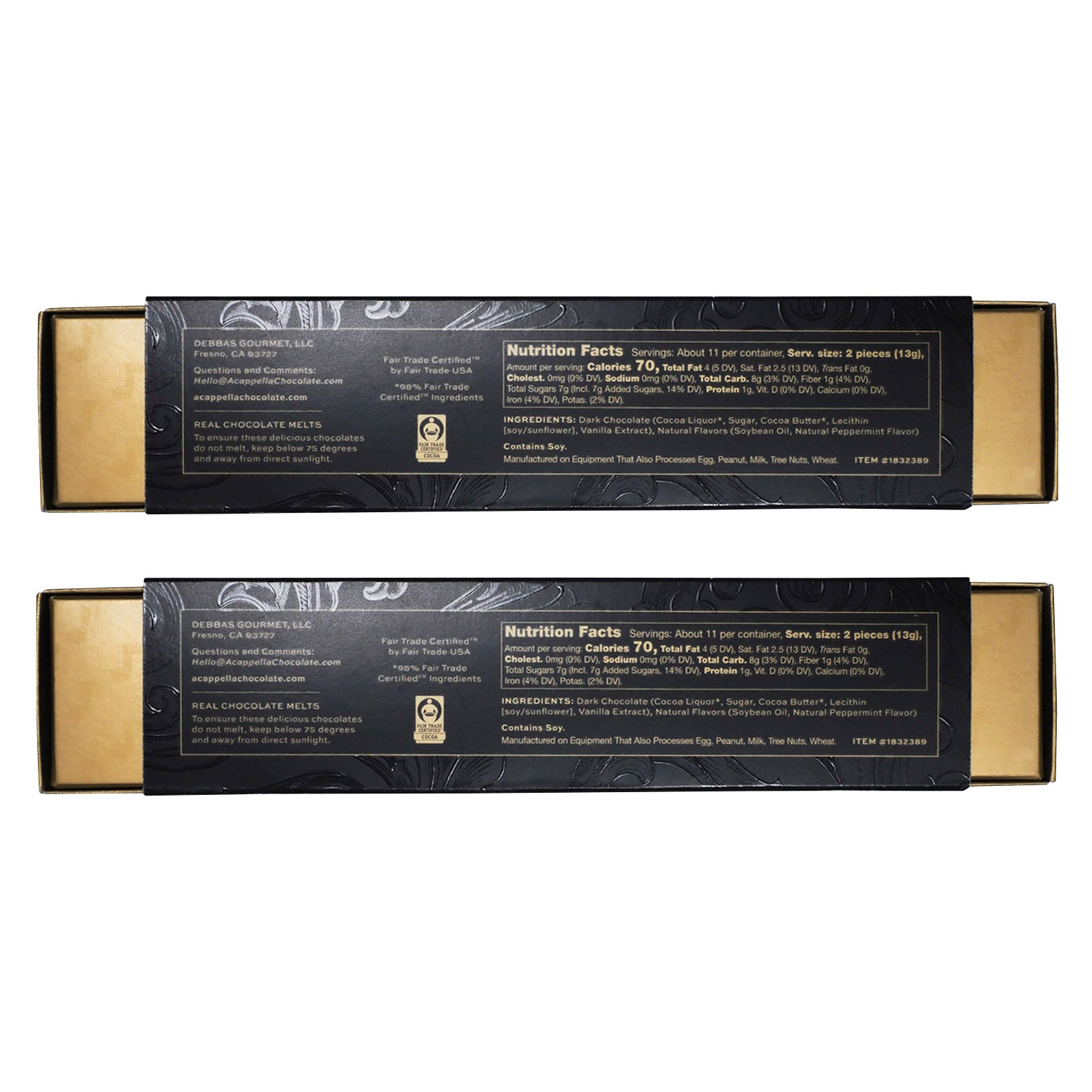 A'Cappella after Dinner Mints, 2-Pack, 44 Total Mints, 10 Oz. Total