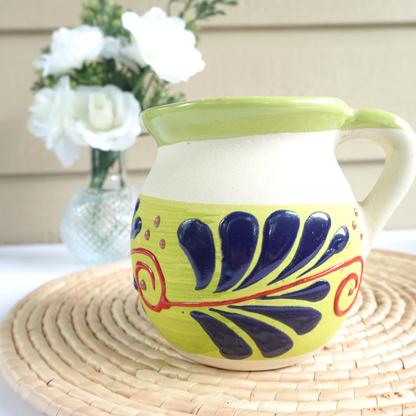 Handmade Mexican Clay Mug (Jarrito Style)