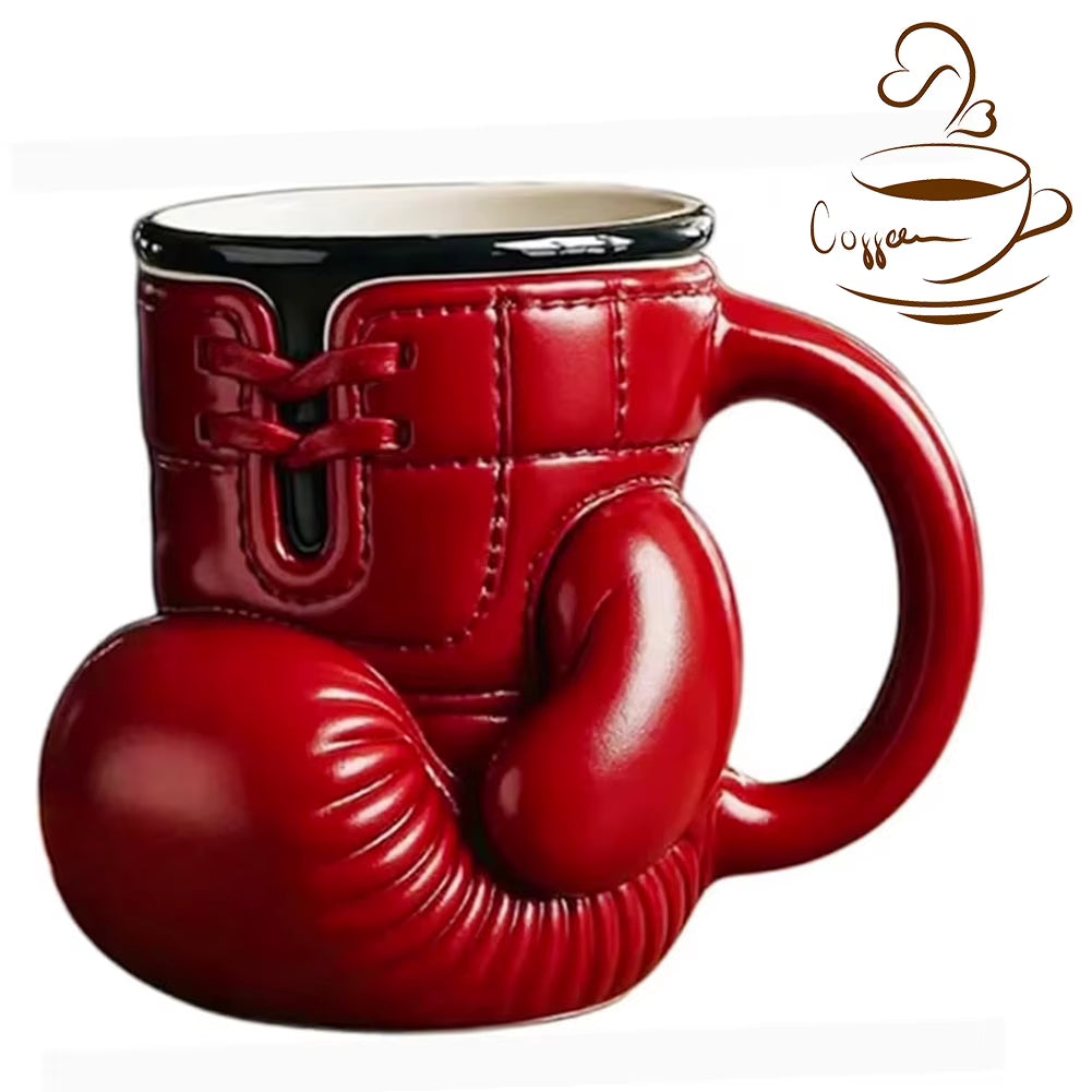 Boxing Glove Mug Boxing Coffee Mug Sports Themed Mug Novelty Coffee Cup for Boxers