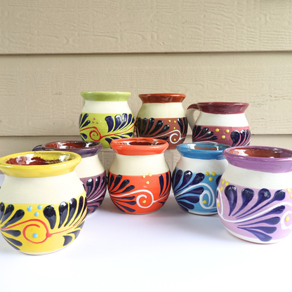 Handmade Mexican Clay Mug (Jarrito Style)