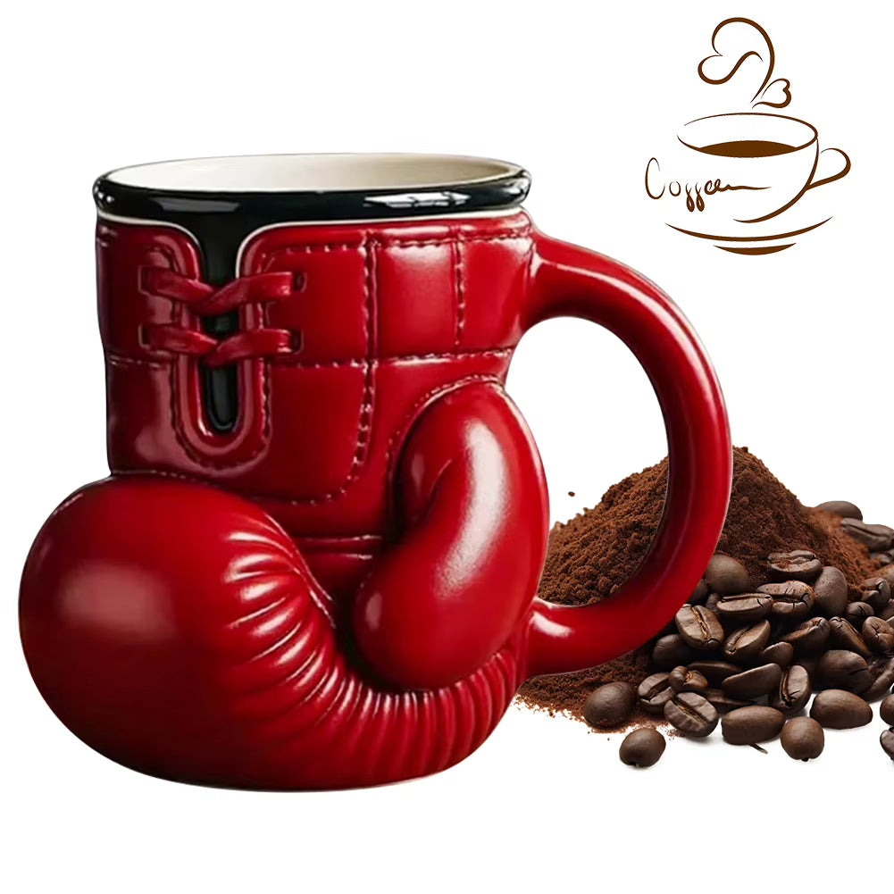 Boxing Glove Mug Boxing Coffee Mug Sports Themed Mug Novelty Coffee Cup for Boxers