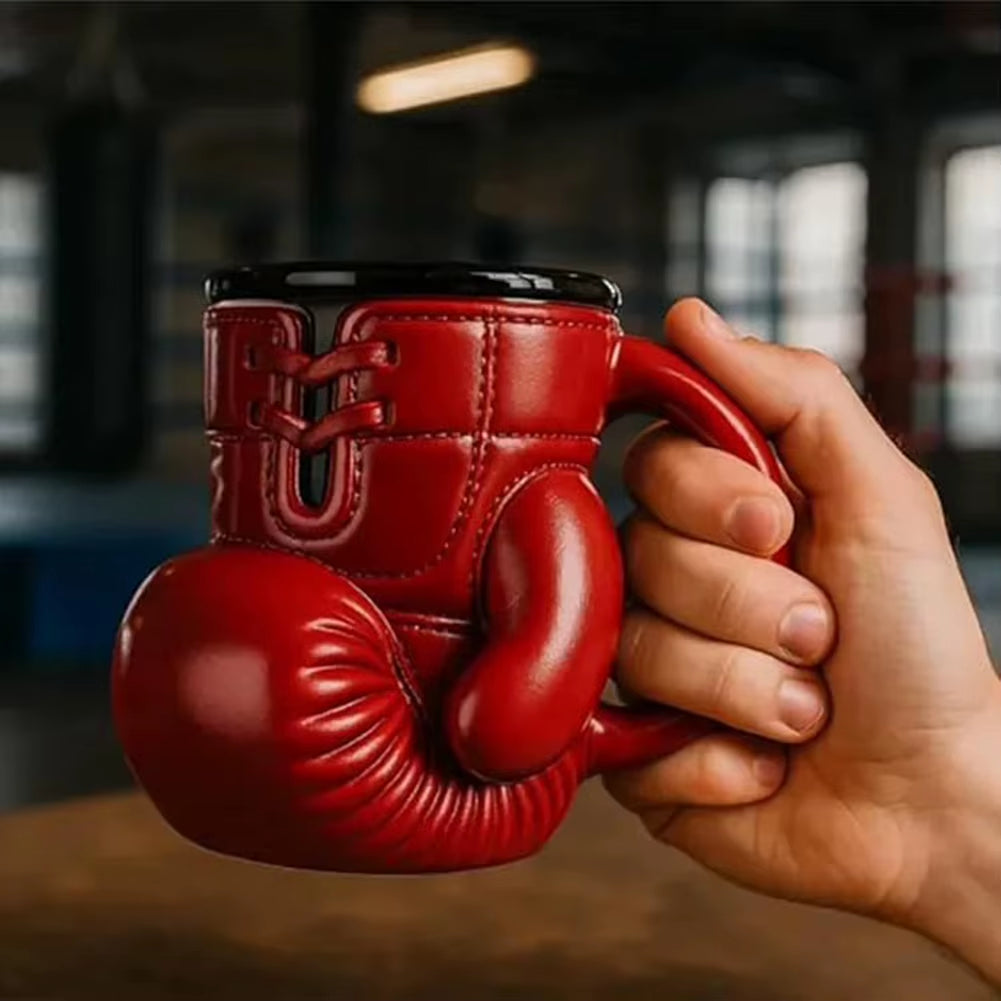 Boxing Glove Mug Boxing Coffee Mug Sports Themed Mug Novelty Coffee Cup for Boxers
