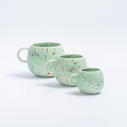 Green Ball Mug 17oz / 500ml stoneware ceramic — Party Collection