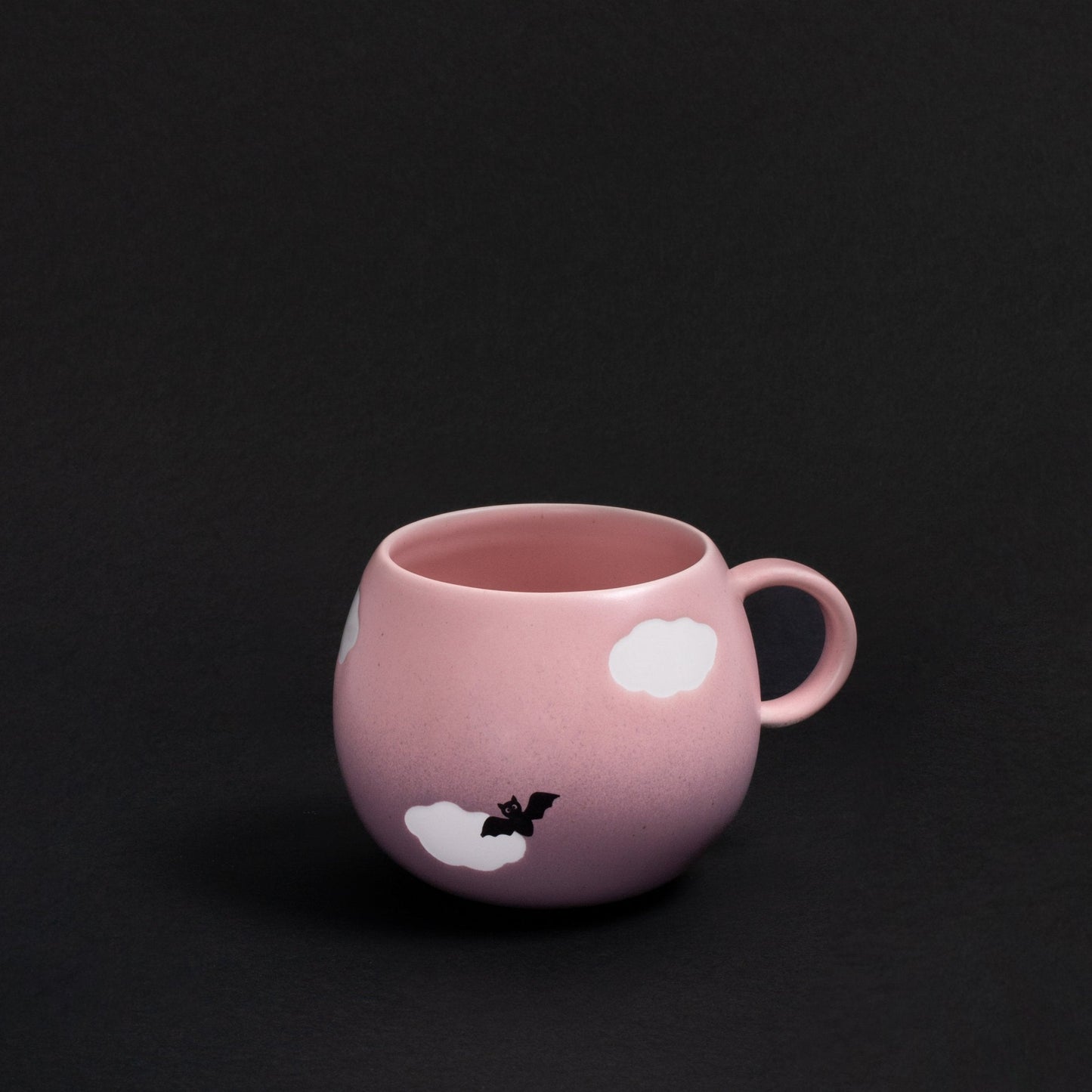 Pinklac Cloud stoneware ceramic Mug 17oz / 500ml Bat — Halloween Collection