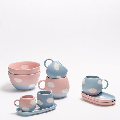 Ball Mug 17oz / 500ml stoneware ceramic — Cloud Sunset Collection