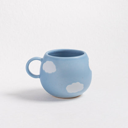 Blue Ball Mug 17oz / 500ml stoneware ceramic — Cloud Collection