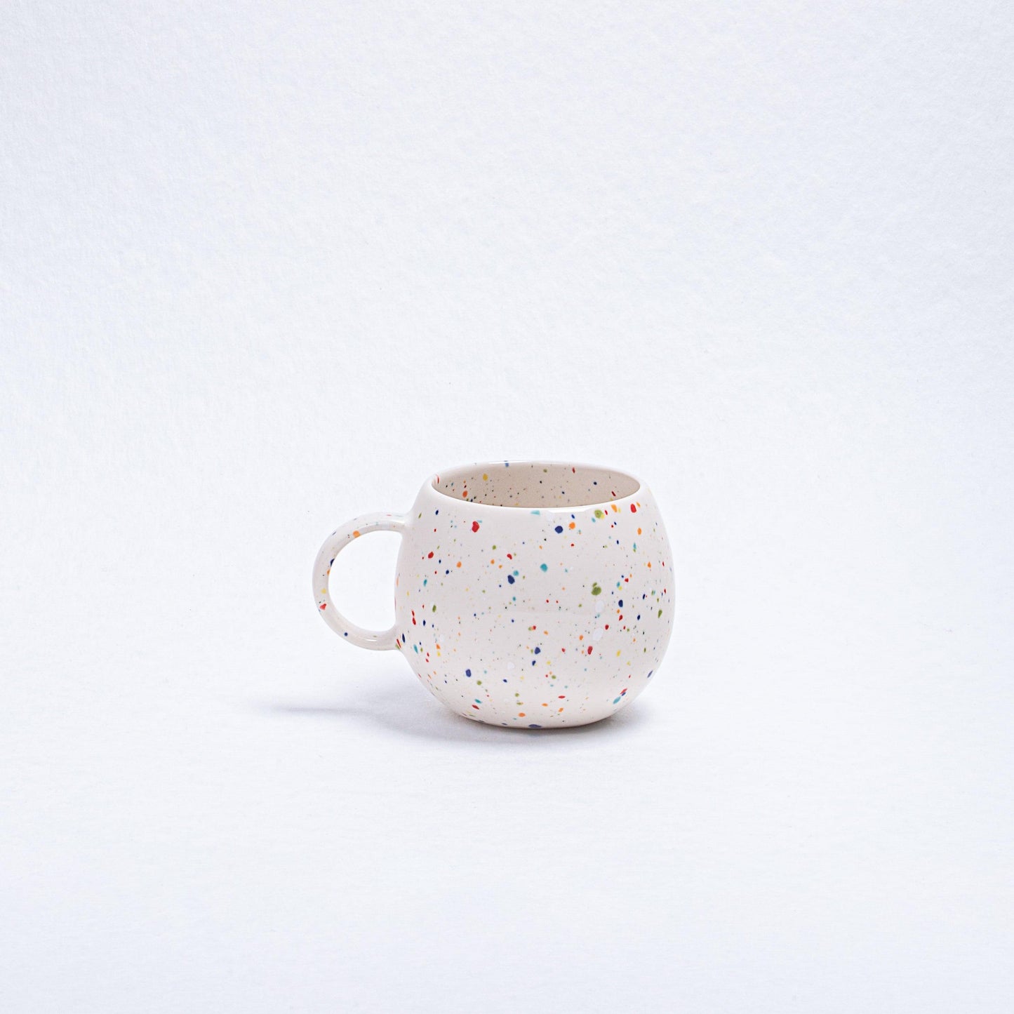White Ball Mug 8.5oz / 250ml stoneware ceramic — Party Collection