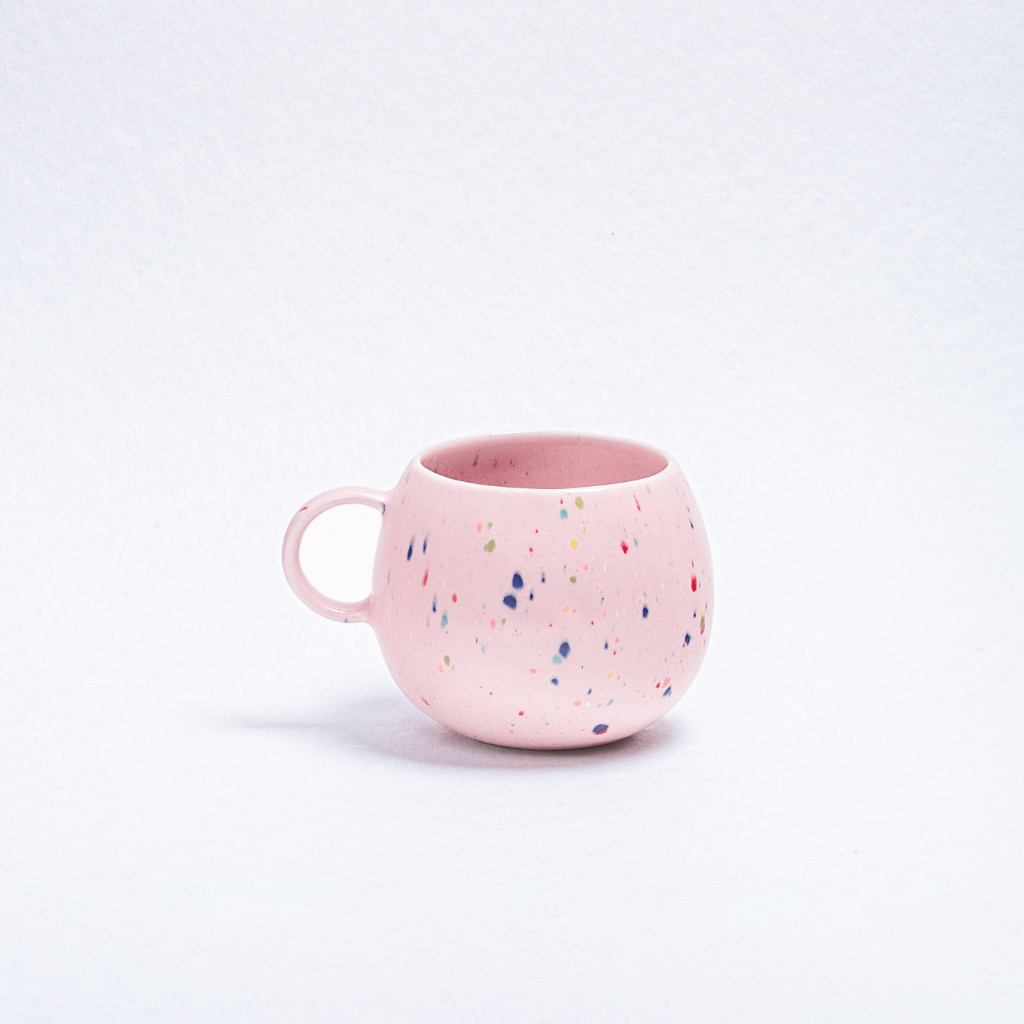 Set of 6 Mix Color Large Ball Mugs 17oz / 500ml stoneware ceramic — Party Collection