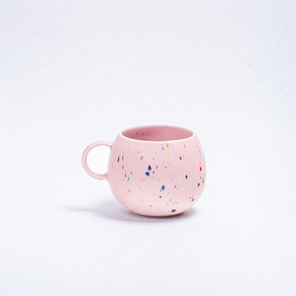 Set of 6 Mix Color Large Ball Mugs 17oz / 500ml stoneware ceramic — Party Collection