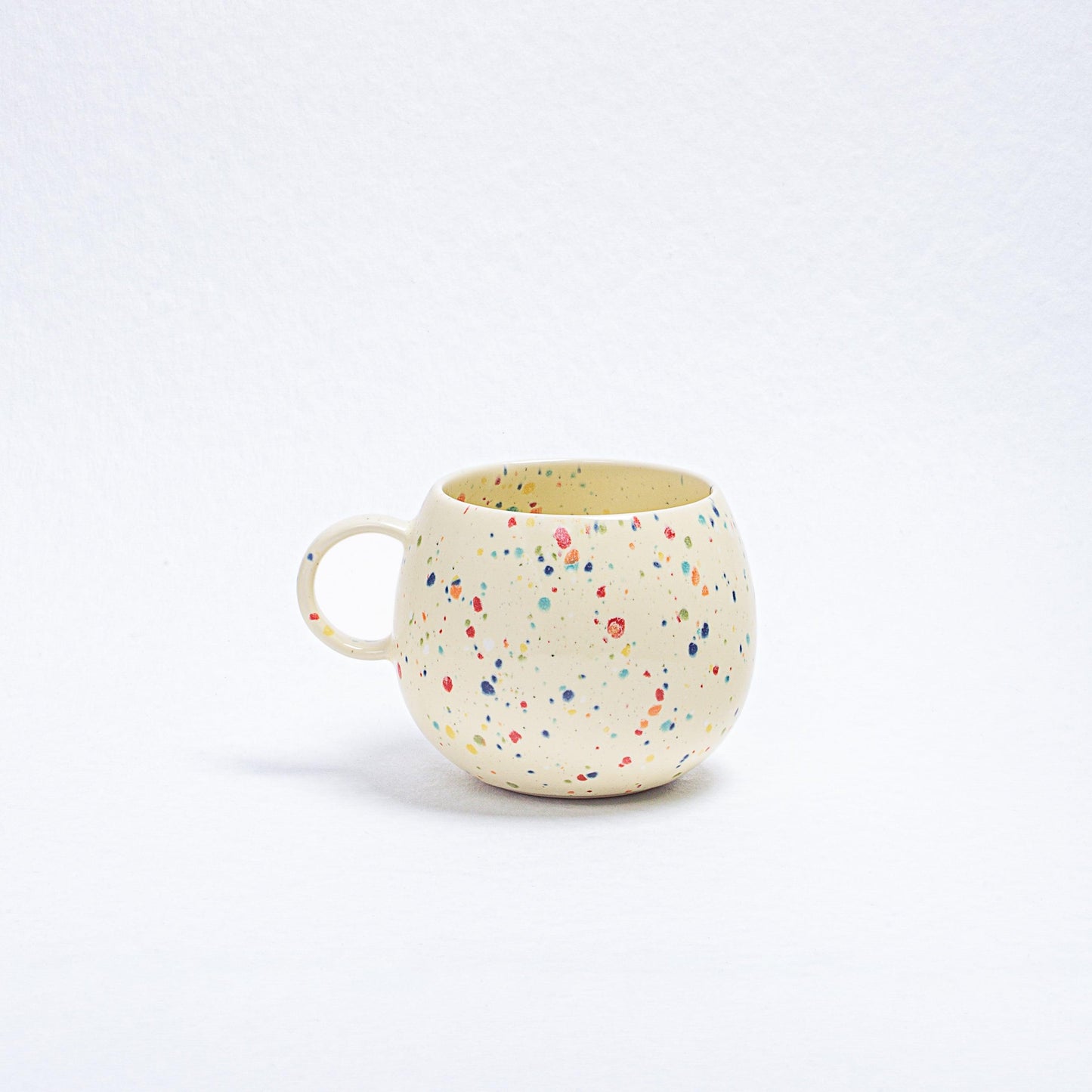 Set of 6 Mix Color Large Ball Mugs 17oz / 500ml stoneware ceramic — Party Collection