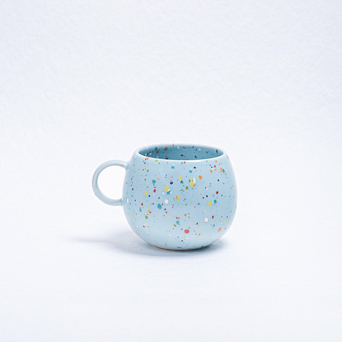 Set of 6 Mix Color Large Ball Mugs 17oz / 500ml stoneware ceramic — Party Collection