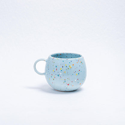 Set of 6 Mix Color Large Ball Mugs 17oz / 500ml stoneware ceramic — Party Collection
