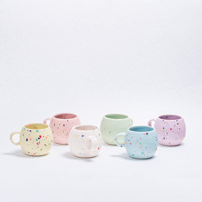 White Ball Mug 8.5oz / 250ml stoneware ceramic — Party Collection