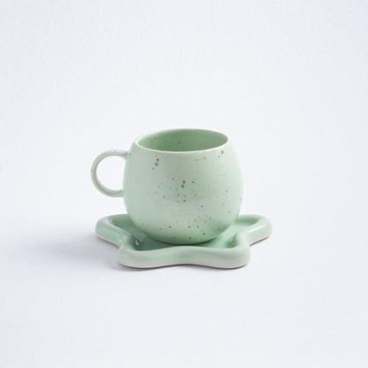 Green Ball Mug 17oz / 500ml stoneware ceramic — Party Collection