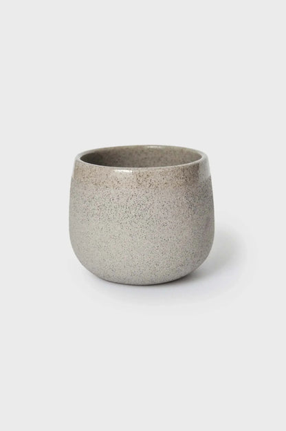Handmade Stoneware Coffee Cup Concrete