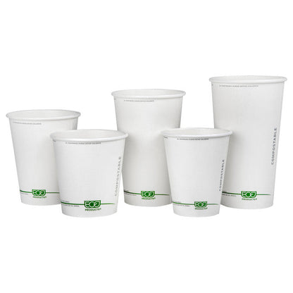 Eco-Products GreenStripe Renewable & Compostable Hot Cups 10oz (QTY 1000), SKU EP-BHC10-GS