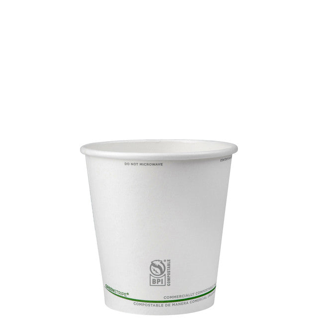Eco-Products GreenStripe Renewable & Compostable Hot Cups 10oz (QTY 1000), SKU EP-BHC10-GS