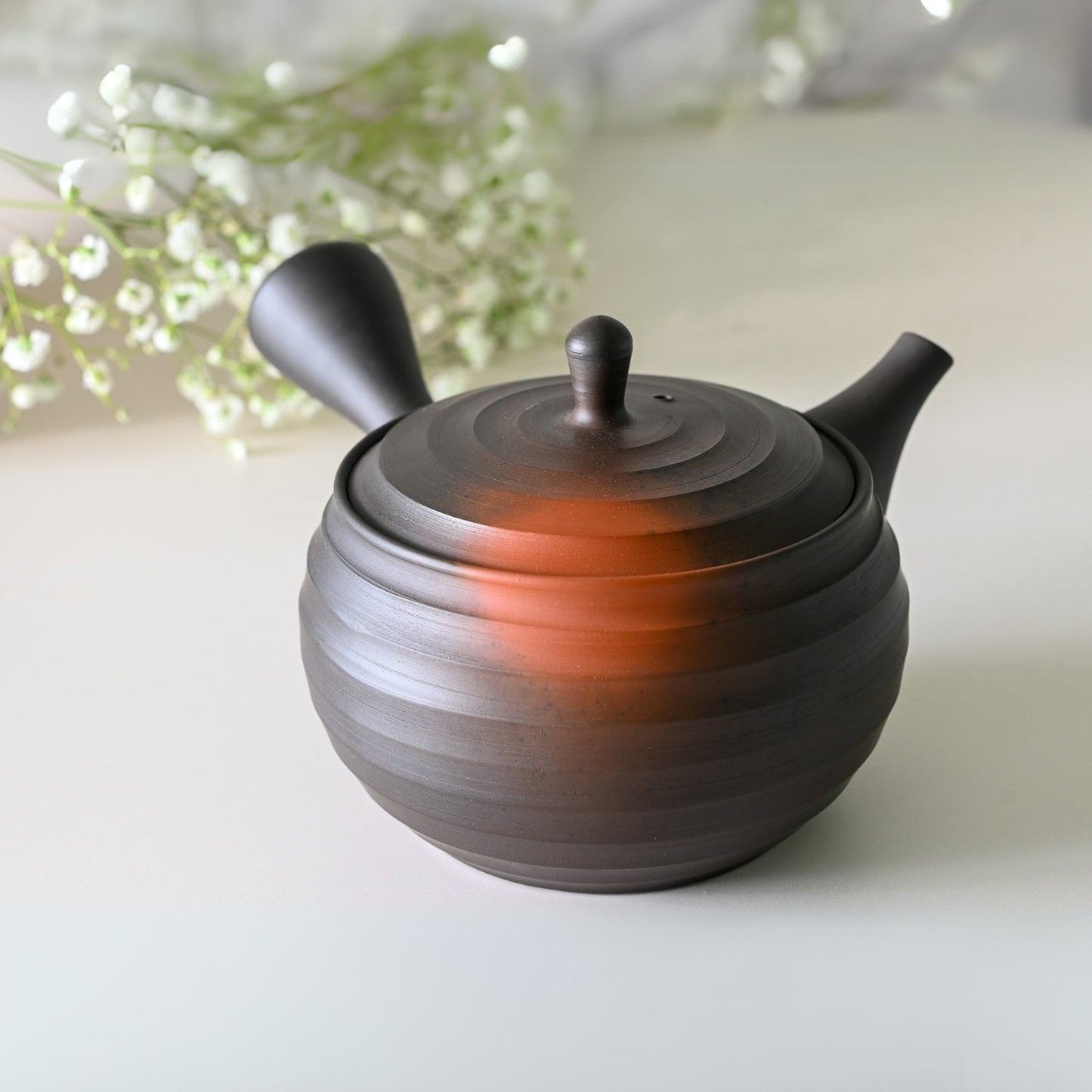 Japanese Kyusu Set - Teapot with Filters (270ml) and Two Cups