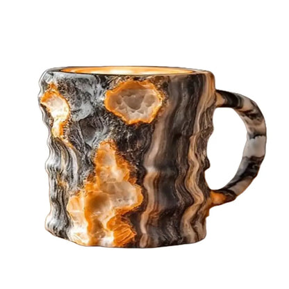 Crystal Coffee Mug – 14oz (Mineral-Inspired Resin Design)