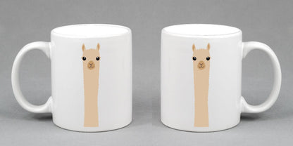 Alpaca Watching Coffee Mug
