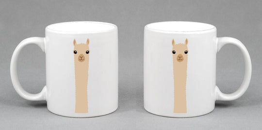 Alpaca Watching Coffee Mug