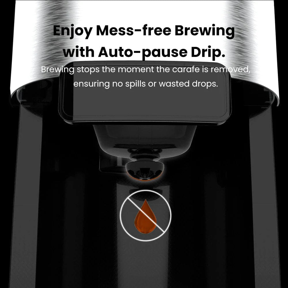 Programmable 10-Cup Grind & Brew Coffee Maker Machine with Built-In Grinder DCMB0