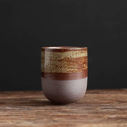 New Vintage Ceramics Cups Japanese Stoneware Porcelain 130Ml Tea Mug Healthy Lifestyle Kung Fu Tea Sake Coffee Cups Drinkware