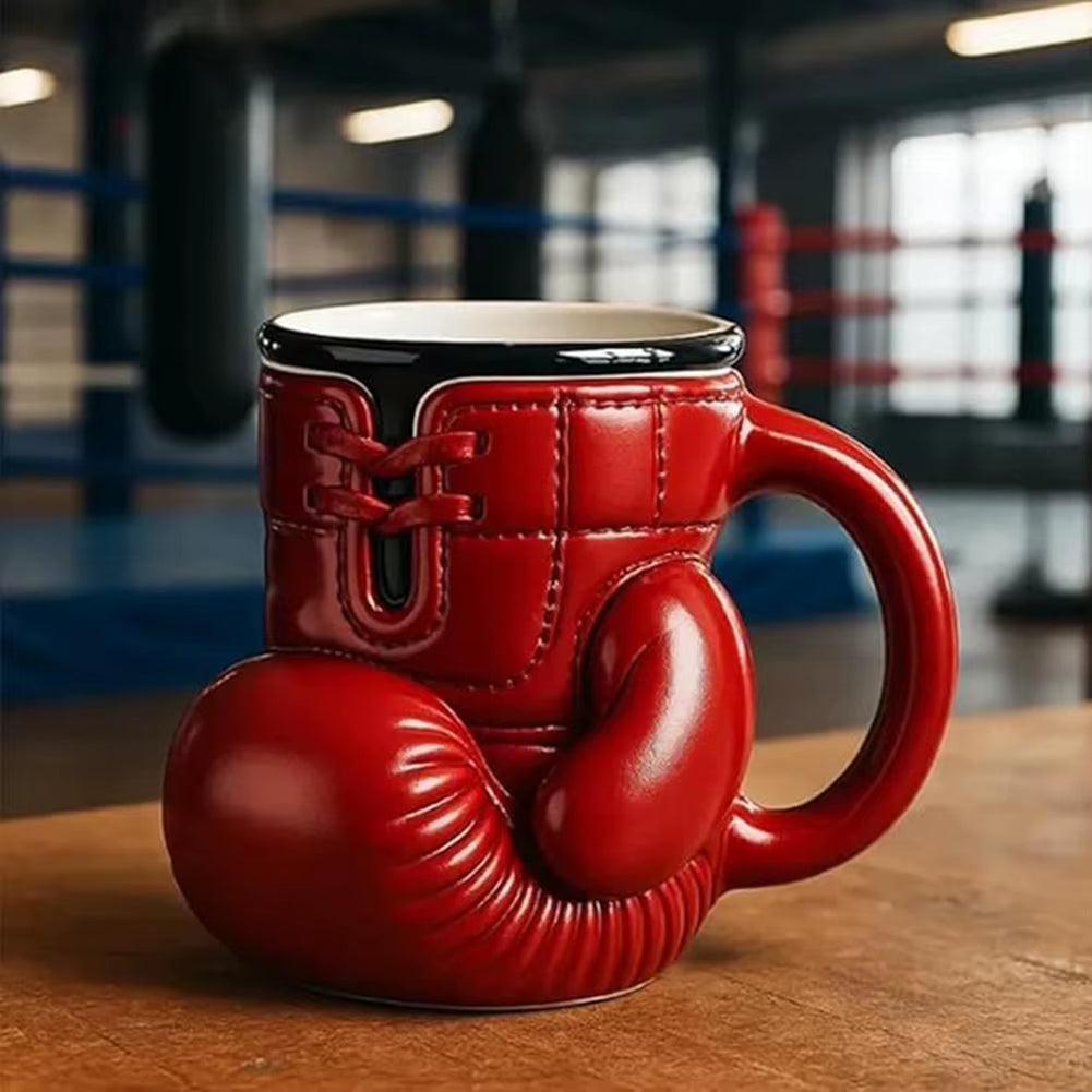 Boxing Glove Mug Boxing Coffee Mug Sports Themed Mug Novelty Coffee Cup for Boxers