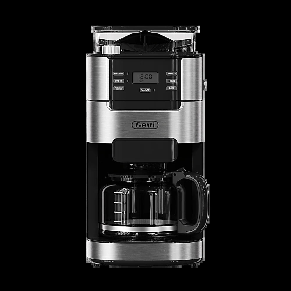 Programmable 10-Cup Grind & Brew Coffee Maker Machine with Built-In Grinder DCMB0