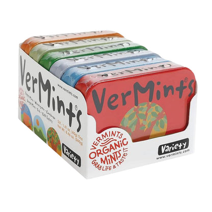 Organic Mint Variety Pack 6 Tins 1.41Oz Vegan Gluten Free Delicious Flavor