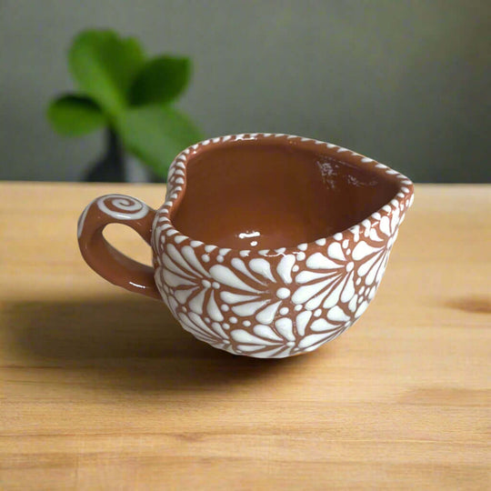 Talavera Heart Mug | Hand-Painted Mexican Coffee Cup