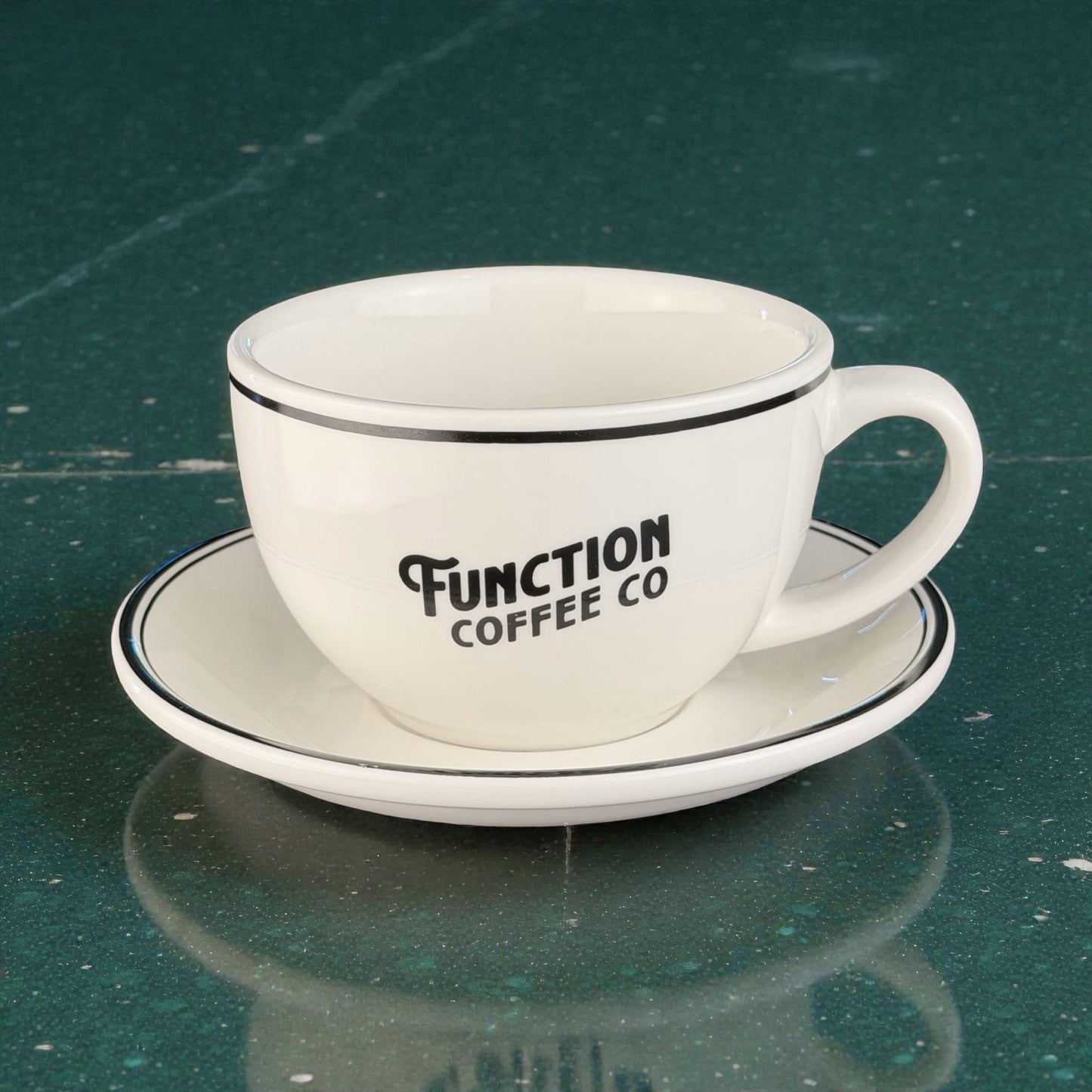 The Signature Function Coffee Co Mug and Saucer Set