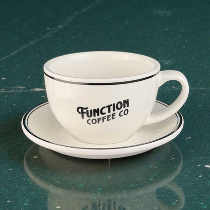 The Signature Function Coffee Co Mug and Saucer Set